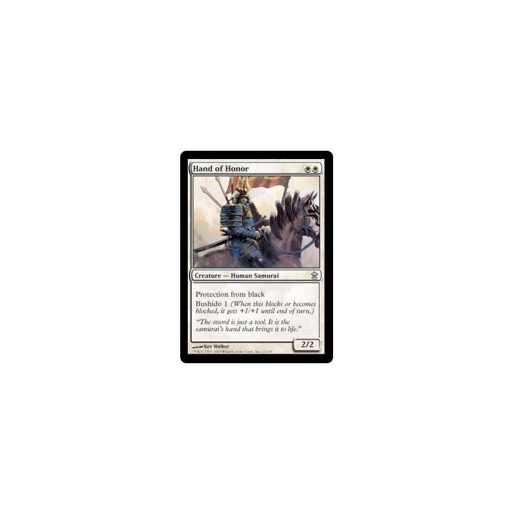 Hand of Honor (Foil) - Saviors of Kamigawa - Big Orbit Cards Hand of Honor (Foil) - Saviors of Kamigawa - Big Orbit Cards