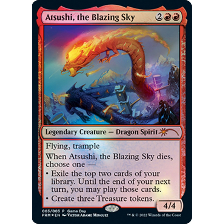 Atsushi, the Blazing Sky (Gameday) - Big Orbit Cards