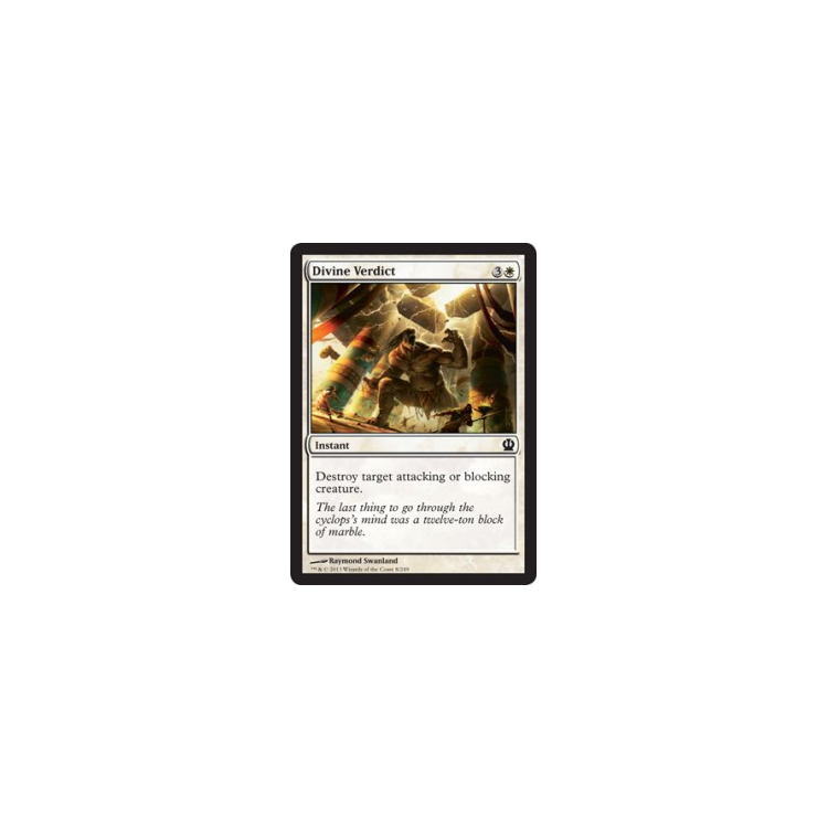 Divine Verdict (Foil) - Theros - Big Orbit Cards Divine Verdict (Foil) - Theros - Big Orbit Cards