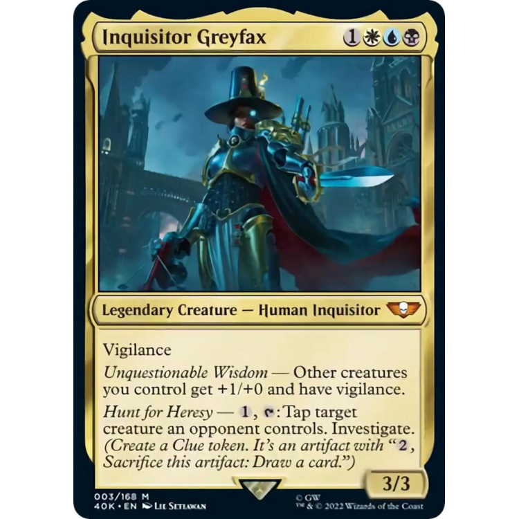 Inquisitor Greyfax (Surge Foil) - Big Orbit Cards Inquisitor Greyfax (Surge Foil) - Big Orbit Cards