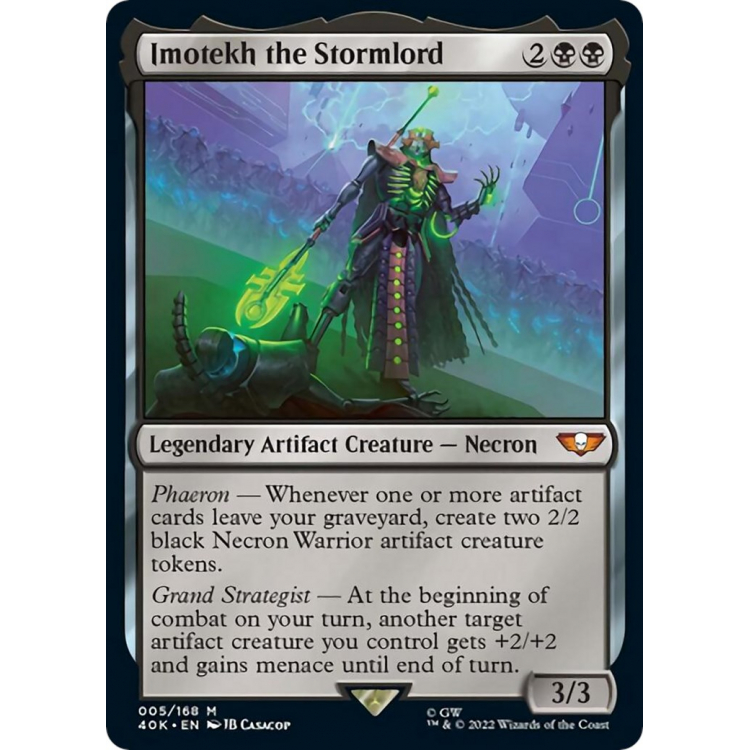 Imotekh the Stormlord (Surge Foil) - Big Orbit Cards Imotekh the Stormlord (Surge Foil) - Big Orbit Cards