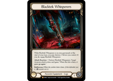 Sell Blacktek Whisperers (Rainbow Foil) (1st - Big Orbit Cards