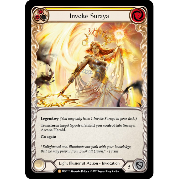 Sell Invoke Suraya // Suraya, Archangel of - Big Orbit Cards