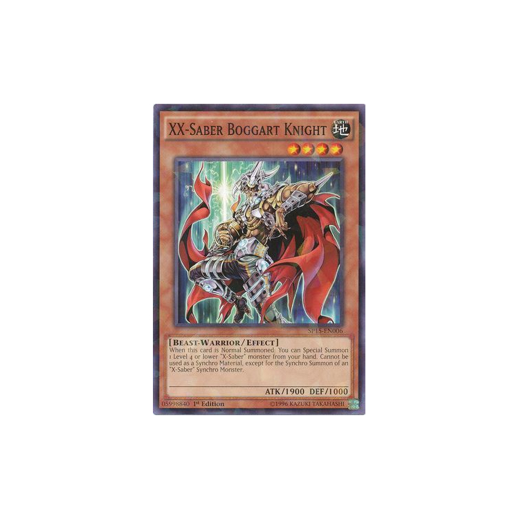 XX-Saber Boggart Knight - Shatterfoil Rare - Big Orbit Cards XX-Saber Boggart Knight - Shatterfoil Rare - Big Orbit Cards