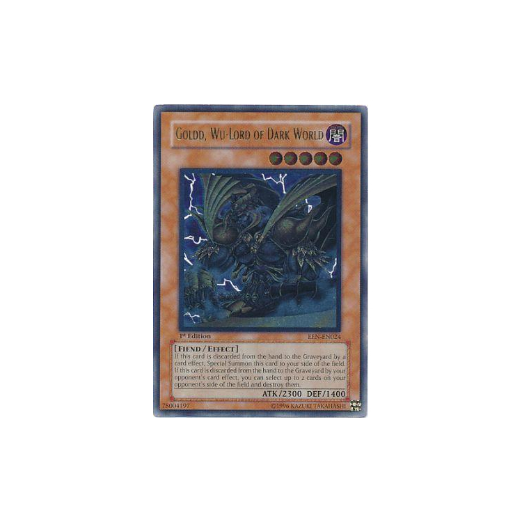 Goldd, Wu-Lord of Dark World - EEN-EN024 - Ultimate Rare - 1st