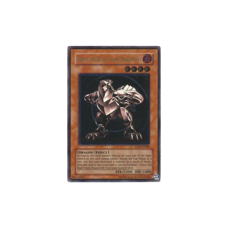 Horus the Black Flame Dragon LV4 (Ultimate Rare)