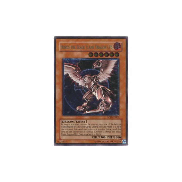 Horus the Black Flame Dragon LV6 - - Big Orbit Cards