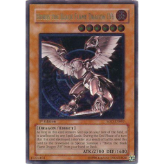 Horus the Black Flame Dragon LV4 - SOD-EN006 - Ultimate Rare - 1st
