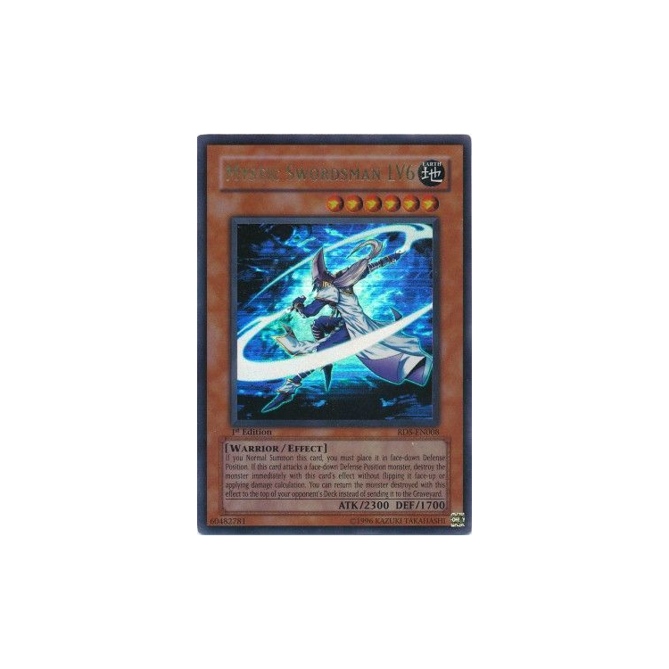 Mystic Swordsman LV6 - Ultra Rare (1st - Big Orbit Cards Mystic Swordsman LV6 - Ultra Rare (1st - Big Orbit Cards