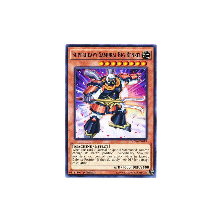 Superheavy Samurai Big Benkei - Rare (1st - Big Orbit Cards Superheavy Samurai Big Benkei - Rare (1st - Big Orbit Cards