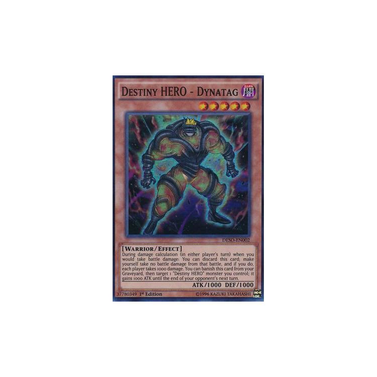 Destiny HERO - Dynatag - Super Rare (1st - Big Orbit Cards Destiny HERO - Dynatag - Super Rare (1st - Big Orbit Cards