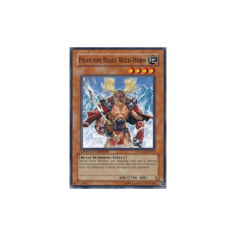Phantom Beast Wild-Horn - Common (Limited - Big Orbit Cards Phantom Beast Wild-Horn - Common (Limited - Big Orbit Cards