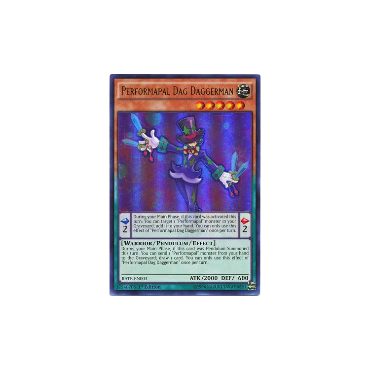 Performapal Dag Daggerman - Ultra Rare - Big Orbit Cards Performapal Dag Daggerman - Ultra Rare - Big Orbit Cards