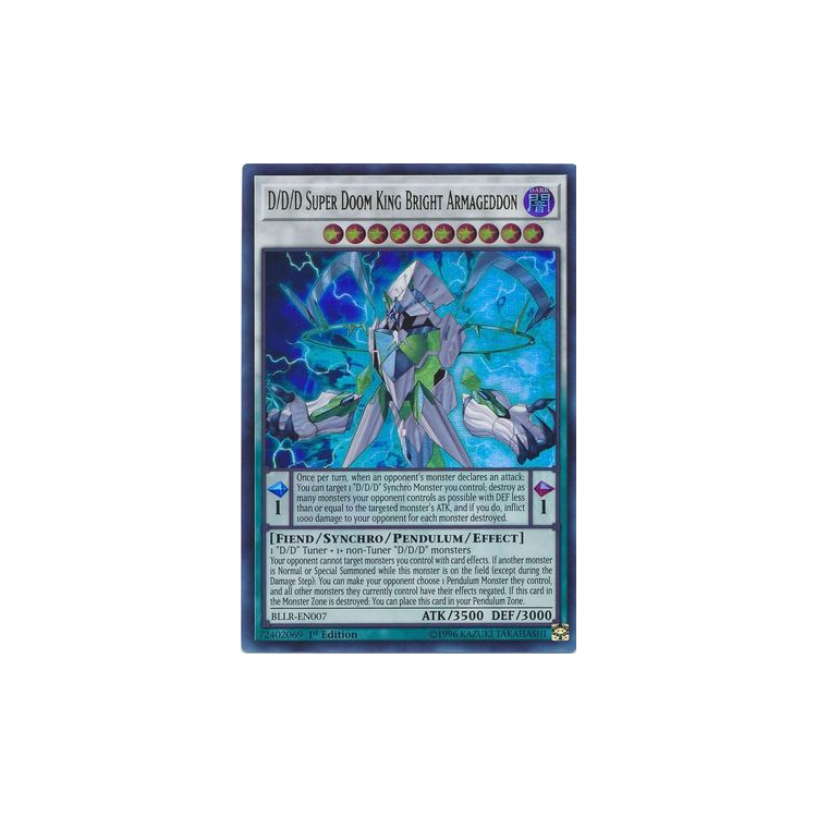 D/D/D Super Doom King Bright Armageddon - - Big Orbit Cards D/D/D Super Doom King Bright Armageddon - - Big Orbit Cards
