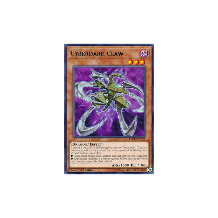 Cyberdark Claw - Rare (1st Edition) - Big Orbit Cards Cyberdark Claw - Rare (1st Edition) - Big Orbit Cards