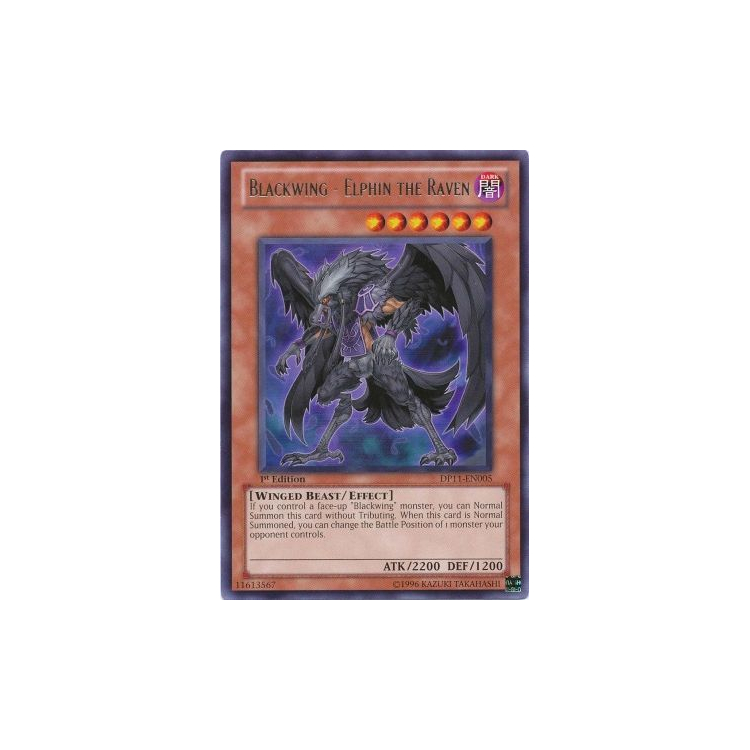 Blackwing - Elphin the Raven - Rare (1st - Big Orbit Cards Blackwing - Elphin the Raven - Rare (1st - Big Orbit Cards