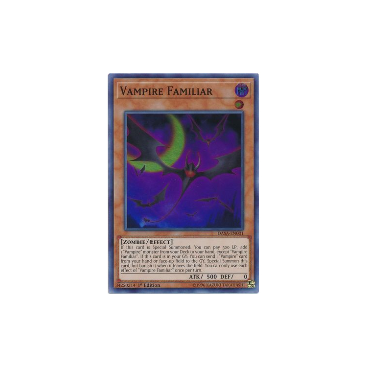 Vampire Familiar - Super Rare (1st - Big Orbit Cards Vampire Familiar - Super Rare (1st - Big Orbit Cards