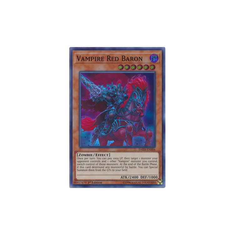 Vampire Red Baron - Super Rare (1st - Big Orbit Cards Vampire Red Baron - Super Rare (1st - Big Orbit Cards