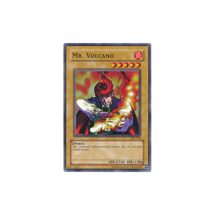 Yu-Gi-Oh! - Mr. Volcano (PSV-044) - Pharaohs Servant - 1st Edition - Common