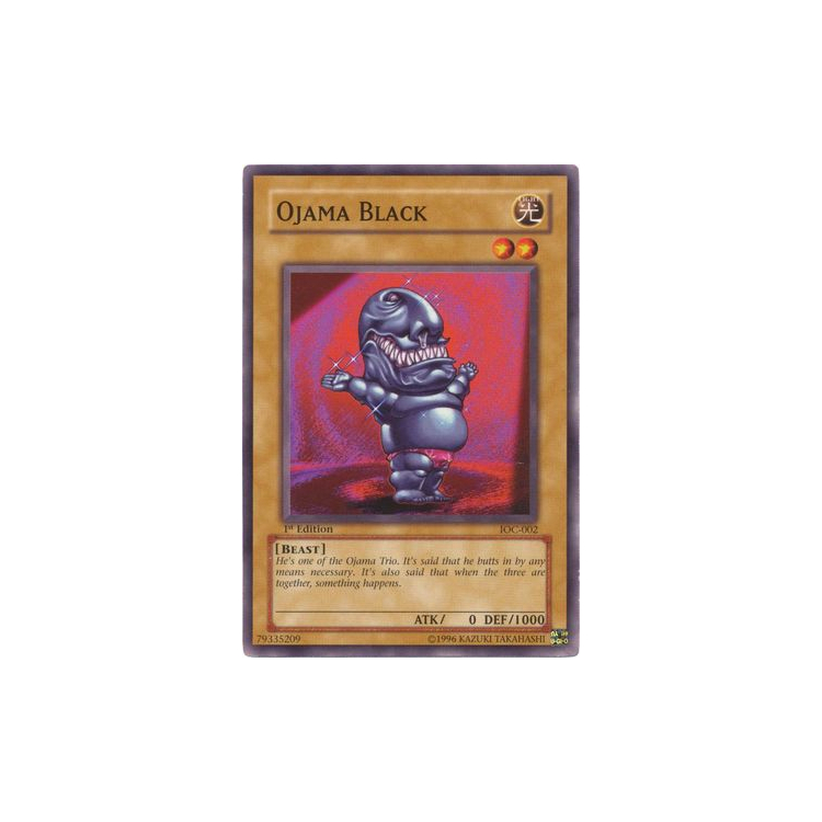 Ojama Black (1st Edition) - Yu-Gi-Oh! - Big Orbit Cards Ojama Black (1st Edition) - Yu-Gi-Oh! - Big Orbit Cards