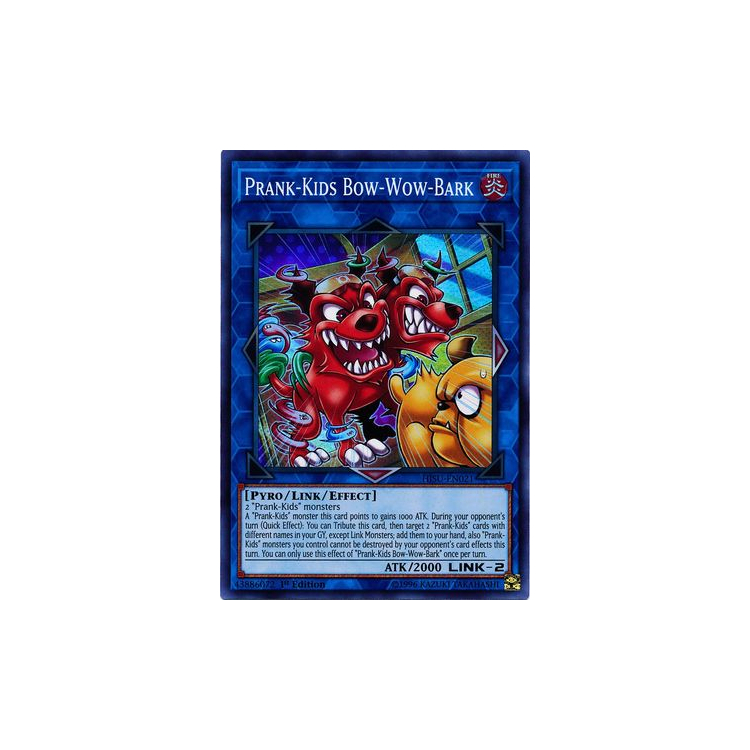 Prank-Kids Bow-Wow-Bark - Super Rare (1st - Big Orbit Cards Prank-Kids Bow-Wow-Bark - Super Rare (1st - Big Orbit Cards