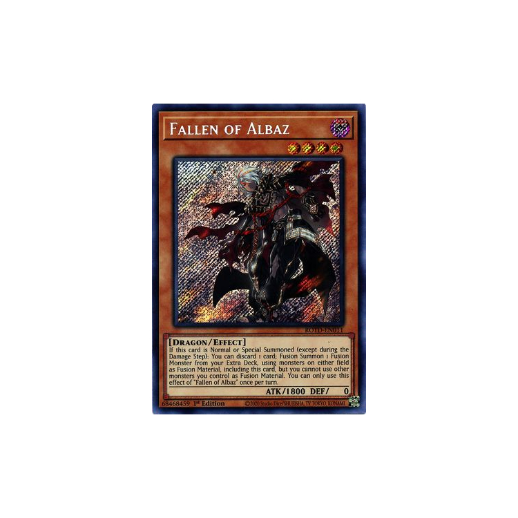 Fallen of Albaz - Secret Rare (1st - Big Orbit Cards Fallen of Albaz - Secret Rare (1st - Big Orbit Cards