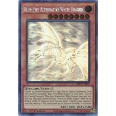 Yugioh Blue Eyes Alternative authentic White Dragon Ghost Rare