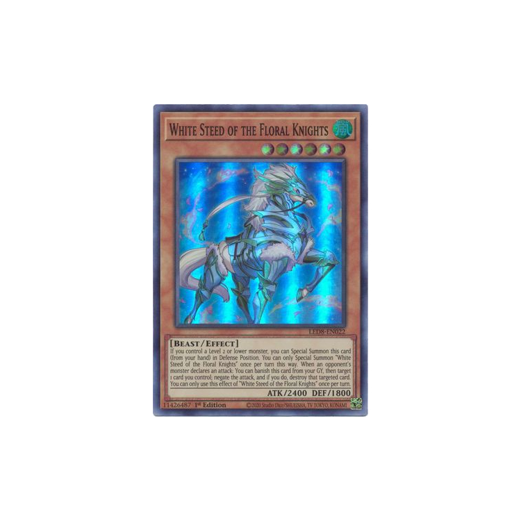 White Steed of the Floral Knights - Super - Big Orbit Cards White Steed of the Floral Knights - Super - Big Orbit Cards