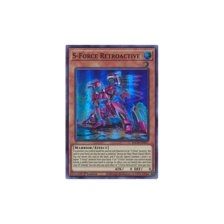 S-Force Retroactive - Super Rare (1st - Big Orbit Cards S-Force Retroactive - Super Rare (1st - Big Orbit Cards