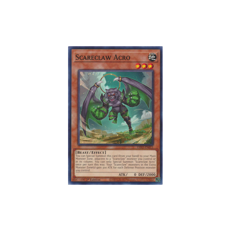 Scareclaw Acro - Common (1st Edition) - Big Orbit Cards Scareclaw Acro - Common (1st Edition) - Big Orbit Cards