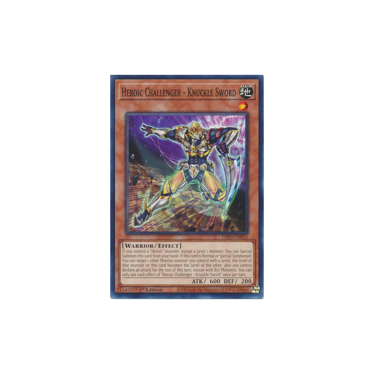 Heroic Challenger - Knuckle Sword - Common - Big Orbit Cards Heroic Challenger - Knuckle Sword - Common - Big Orbit Cards