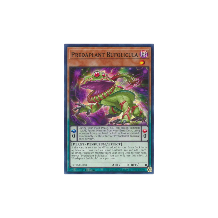 Predaplant Bufolicula - Common (1st - Big Orbit Cards Predaplant Bufolicula - Common (1st - Big Orbit Cards