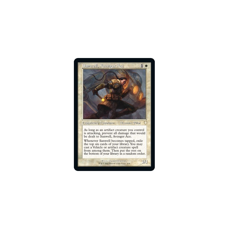 Sanwell, Avenger Ace - Magic the Gathering - Big Orbit Cards Sanwell, Avenger Ace - Magic the Gathering - Big Orbit Cards