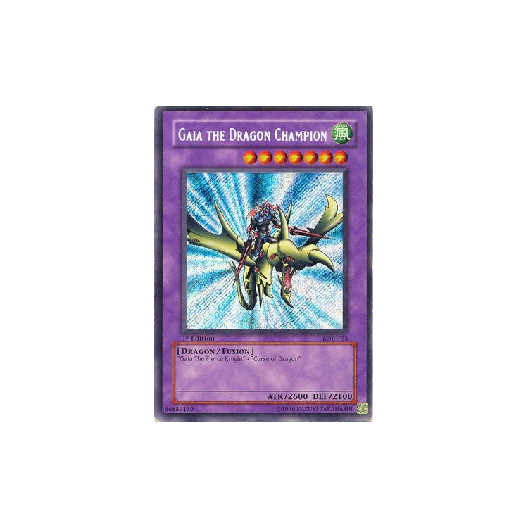 Legend high quality of blue eyes 1st edition gaia the dragon champion