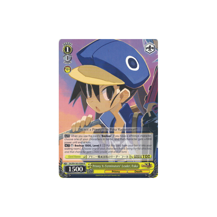Prinny X-Terminators' Leader, Fuka - Big Orbit Cards Prinny X-Terminators' Leader, Fuka - Big Orbit Cards