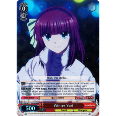 Yuri's popular Fearless Gaze Weiss Schwarz (RRR)