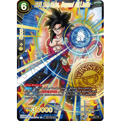 SS4 Son Goku, Beyond All Limits (Alternate - Big Orbit Cards