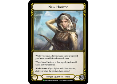 Sell New Horizon (Cold Foil Golden) - Big Orbit Cards