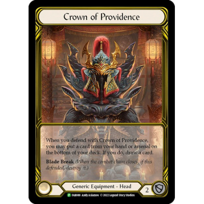 Sell Crown of Providence - FAB088 (Cold Foil - Big Orbit Cards