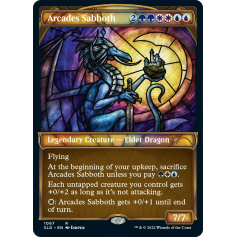 Arcades Sabboth (Stained Glass) (Textured - Big Orbit Cards