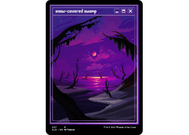 Sell Snow-Covered Swamp (PixelSnowLands.jpg) - Big Orbit Cards