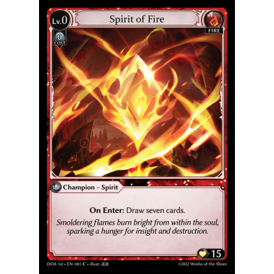 Spirit of Fire (1st Edition) - Big Orbit Cards Spirit of Fire (1st Edition) - Big Orbit Cards