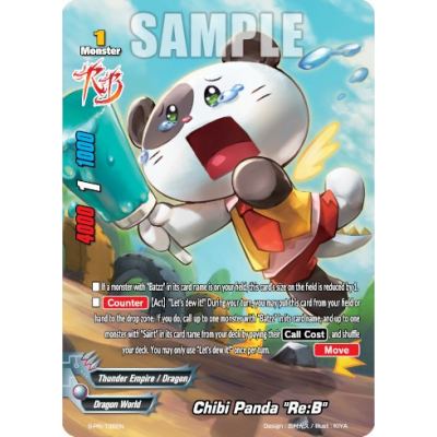 Chibi Panda "Re:B" (Foil) - S-Promo Cards - Big Orbit Cards Chibi Panda "Re:B" (Foil) - S-Promo Cards - Big Orbit Cards