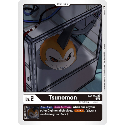 Tsunomon - EX4 - Alternative Being Booster - Big Orbit Cards Tsunomon - EX4 - Alternative Being Booster - Big Orbit Cards