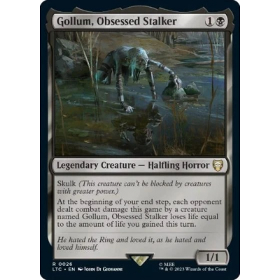 MTG Gollum, Obsessed Stalker Tales of Middle-earth Commander 0026