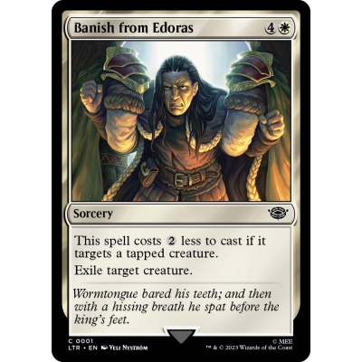 Banish from Edoras - Magic the Gathering - Big Orbit Cards Banish from Edoras - Magic the Gathering - Big Orbit Cards