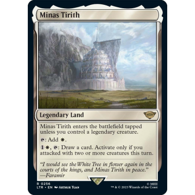 Minas Tirith (256) FOIL The Lord of the Rings: Tales of Middle-earth LTR MTG