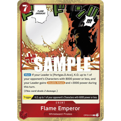 Flame Emperor (Foil) - One Piece Card Game - Big Orbit Cards Flame Emperor (Foil) - One Piece Card Game - Big Orbit Cards