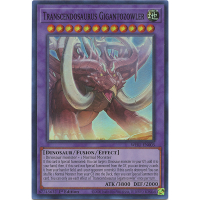 Transcendosaurus Gigantozowler - Super - Big Orbit Cards Transcendosaurus Gigantozowler - Super - Big Orbit Cards