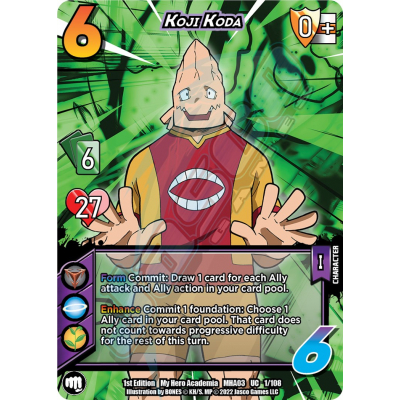 Koji Koda (1st Edition) - UniVersus - Big Orbit Cards Koji Koda (1st Edition) - UniVersus - Big Orbit Cards